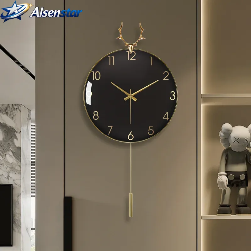 Luxury Watch Wall Clock - Horloge murale de luxe nordique pour