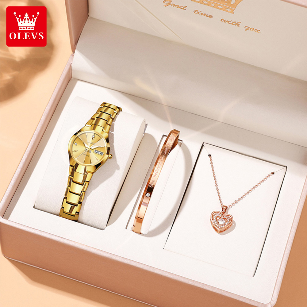 Luxury Watch Women - OLEVS dames montre 8697 luxe élégant