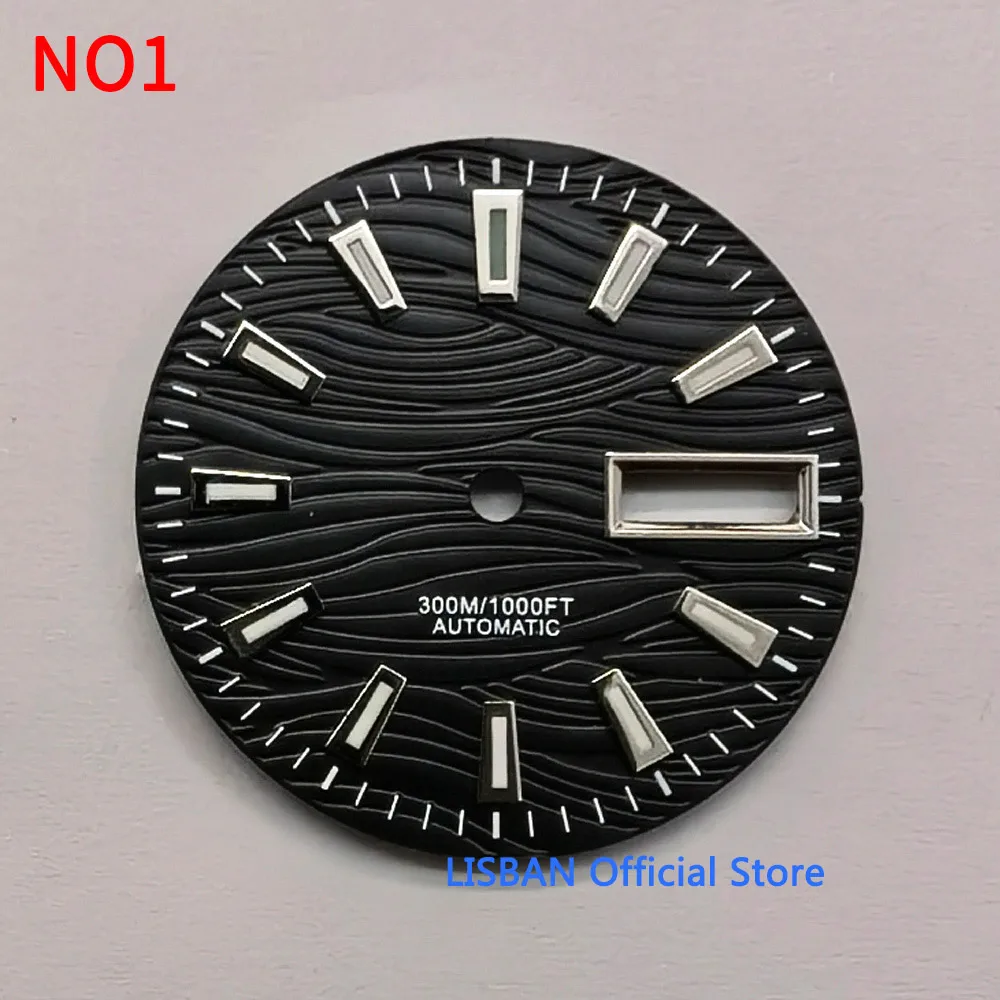 Luxury Watch Face - Cadran de montre noir bleu vert