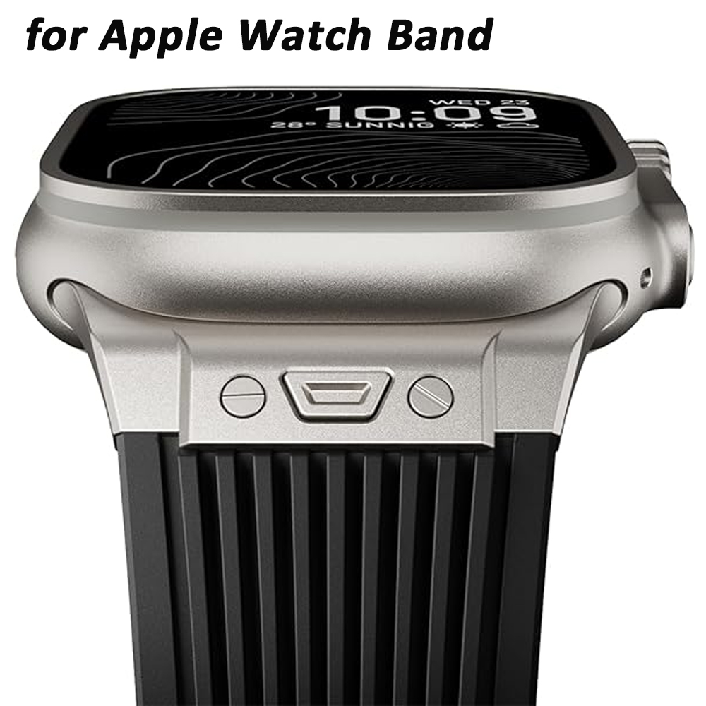 Luxury Watch Apple Bands - Bracelet de sport en Silicone pour