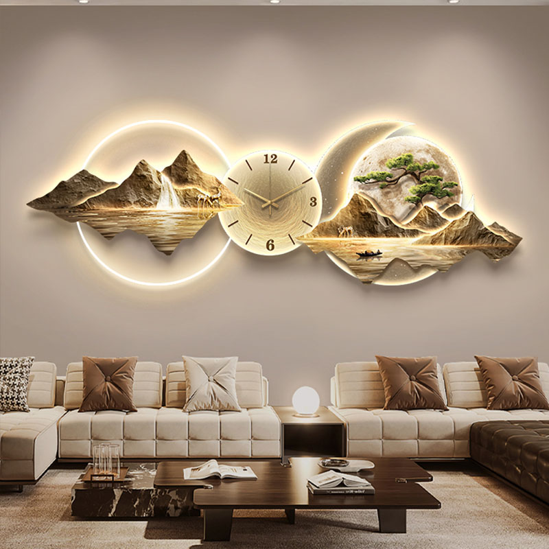Luxury Watch Wall Clock - Horloges murales de salon, art mural,