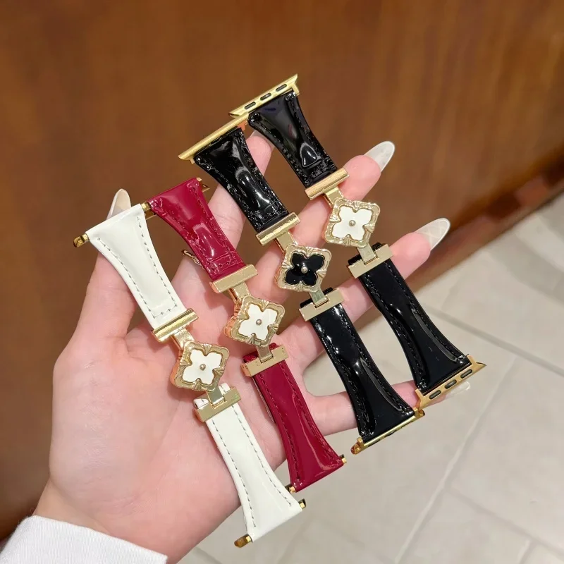 Bracelet en cuir de luxe de qu - Luxury Watch Apple avis et prix
