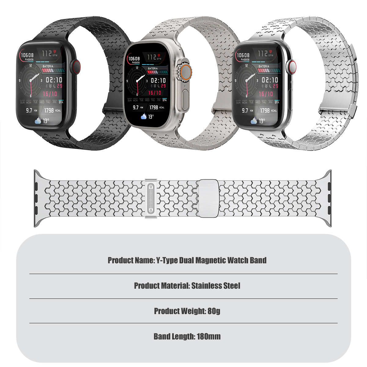 Bracelet Métallique de Luxe po - Luxury Watch Apple Bands avis et prix