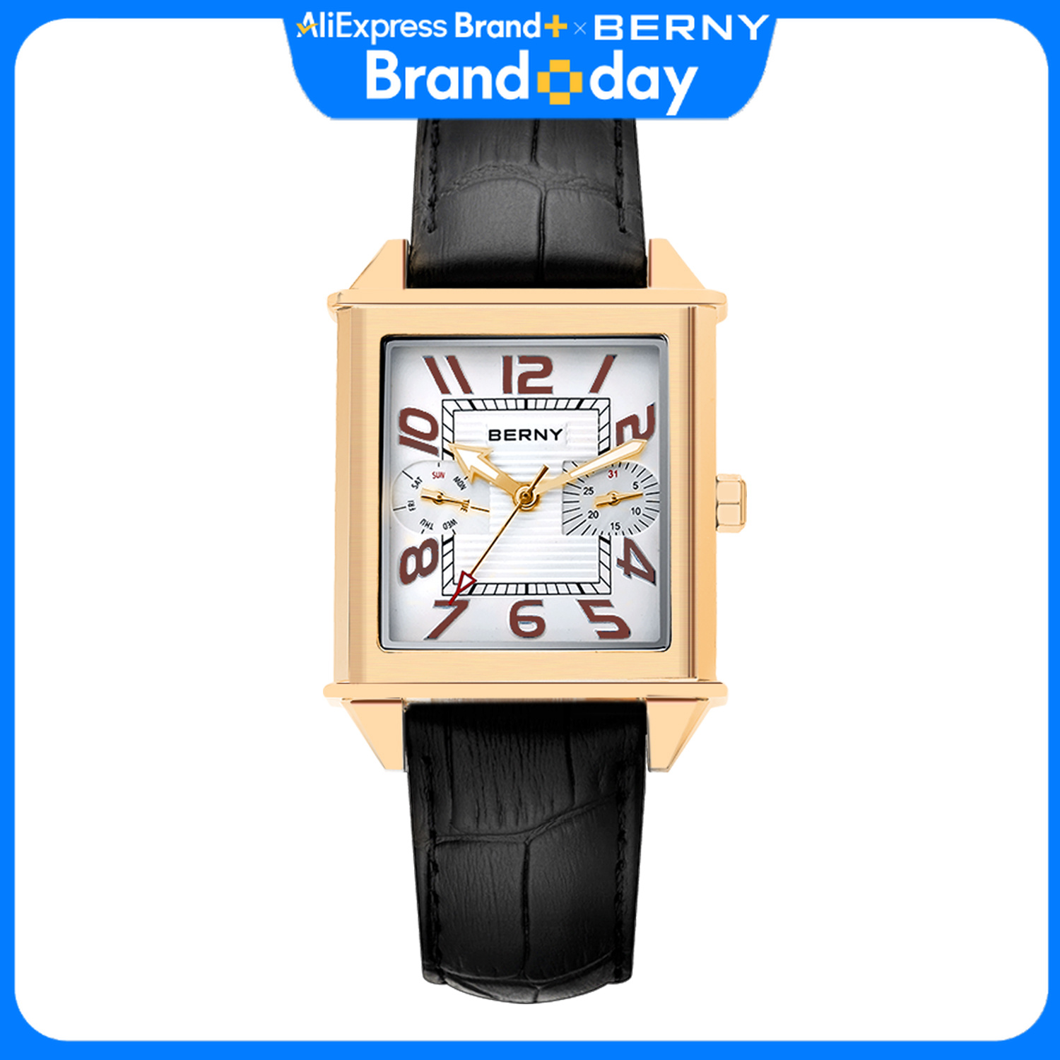 Montre à quartz BERNY 6P25 pou - Cartier Watch Tank avis et prix