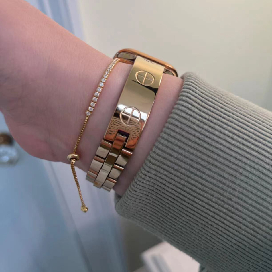Bracelet de luxe en acier inox - Luxury Watch Apple avis et prix