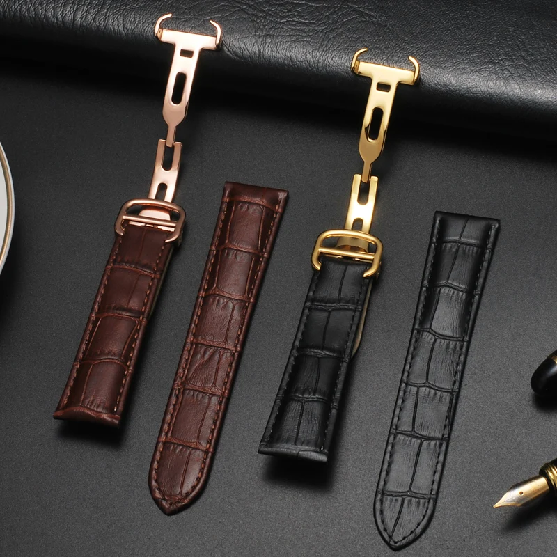 Bracelet de montre en cuir vér - Cartier Watch Tank avis et prix