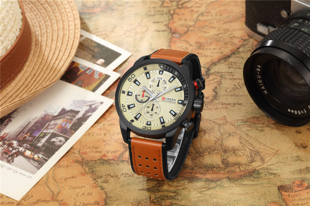 CURREN – montre à quartz étanc - Luxury Watch Apple avis et prix