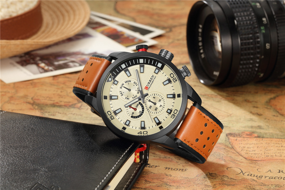 CURREN – montre à quartz étanc - Luxury Watch Apple avis et prix