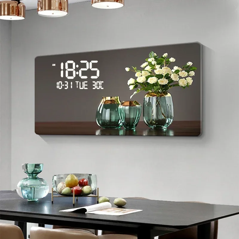 Horloge murale numérique à aff - Luxury Watch Wall Clock avis et prix