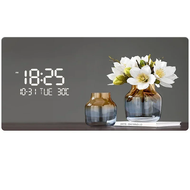 Horloge murale numérique à aff - Luxury Watch Wall Clock avis et prix