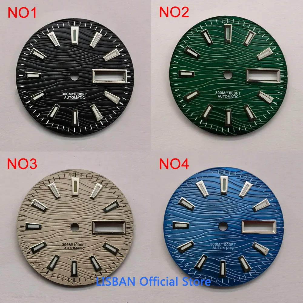 Cadran de montre noir bleu ver - Luxury Watch Face avis et prix