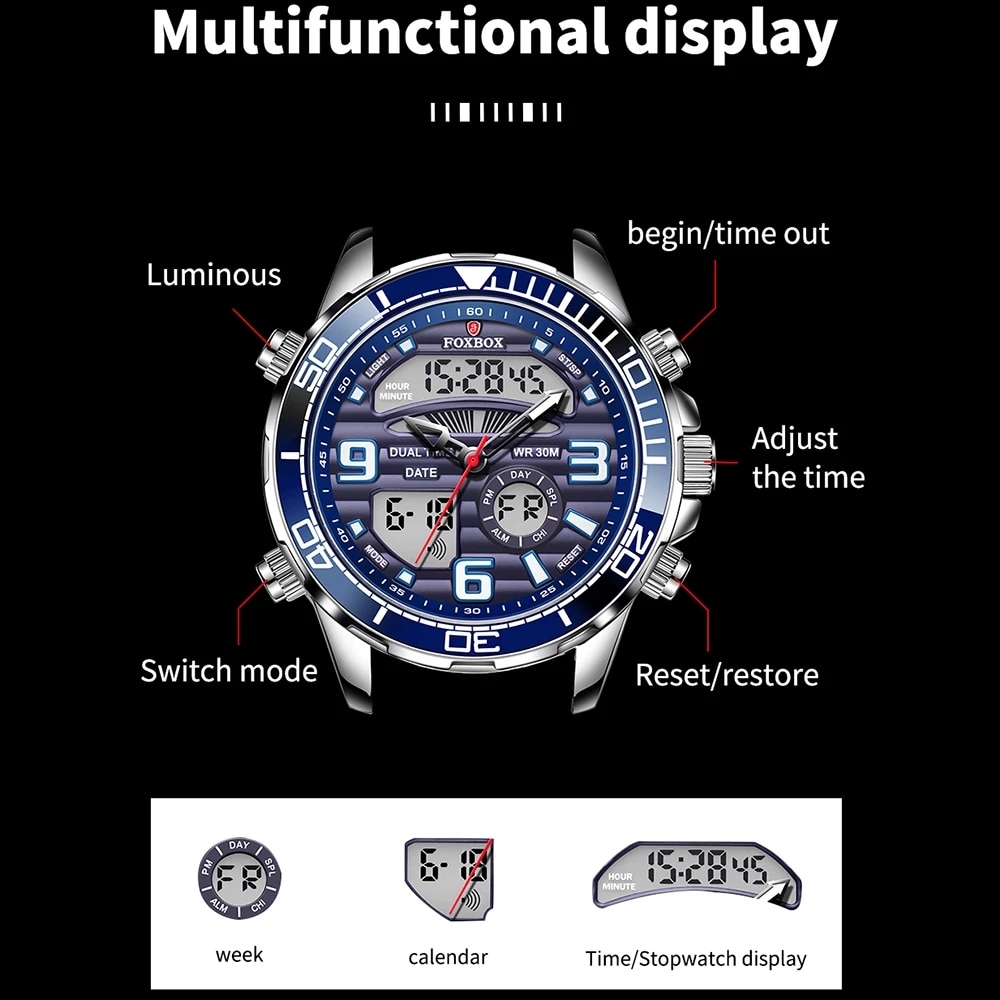 Montres numériques de luxe pou - Luxury Watch Collection Box avis et prix