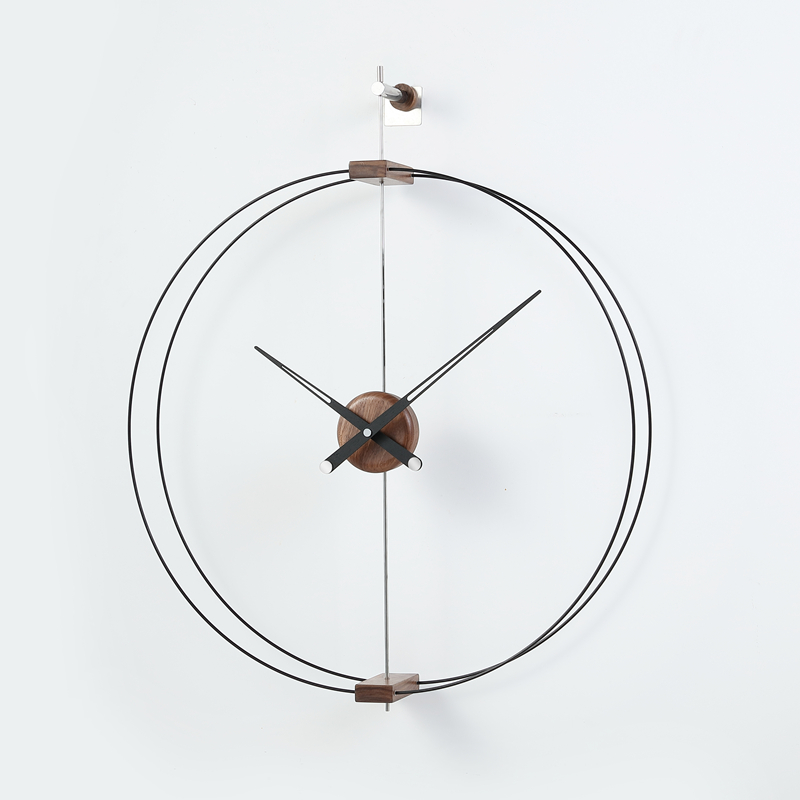 Horloge murale en noyer minima - Luxury Watch Wall Clock avis et prix