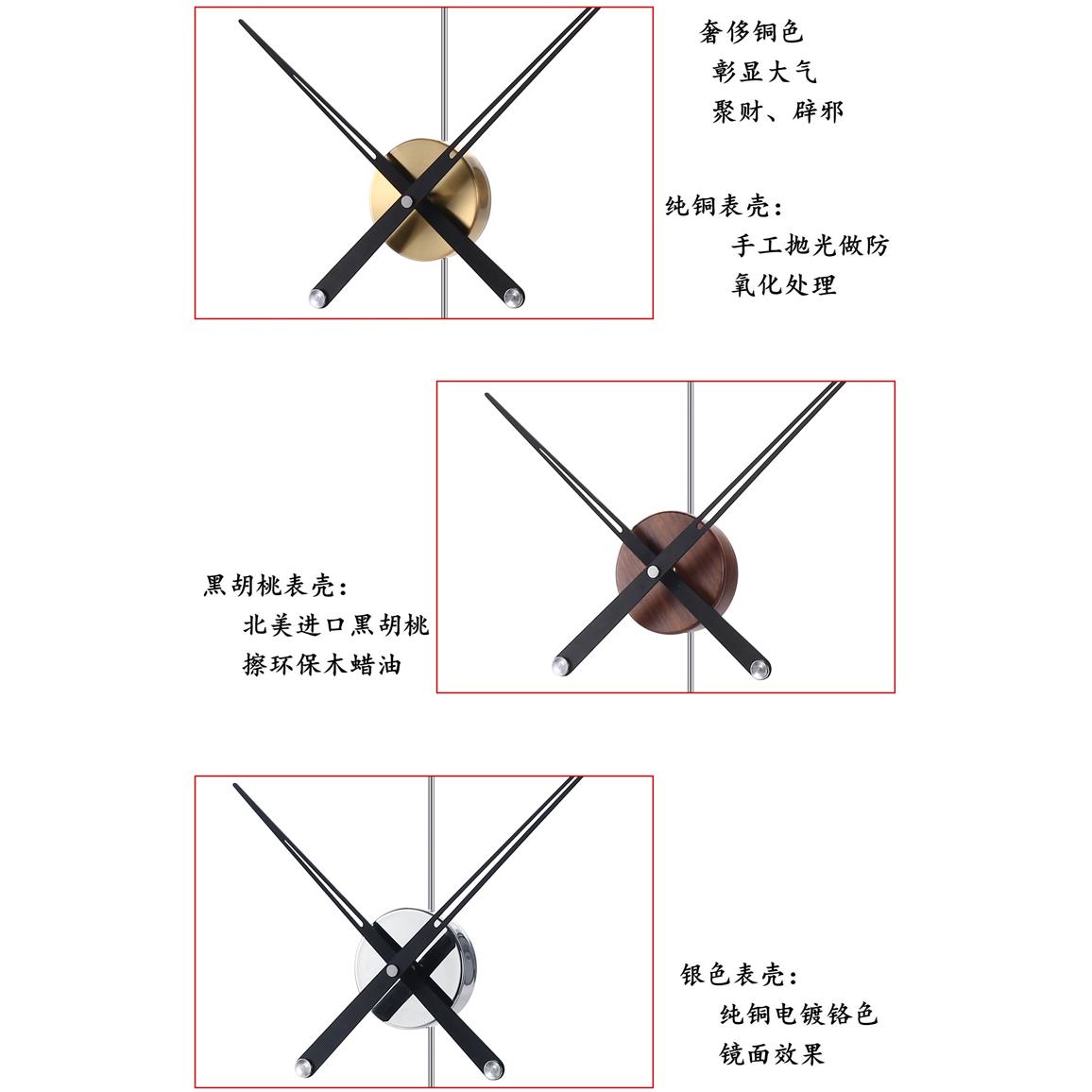 Horloge murale en noyer minima - Luxury Watch Wall Clock avis et prix